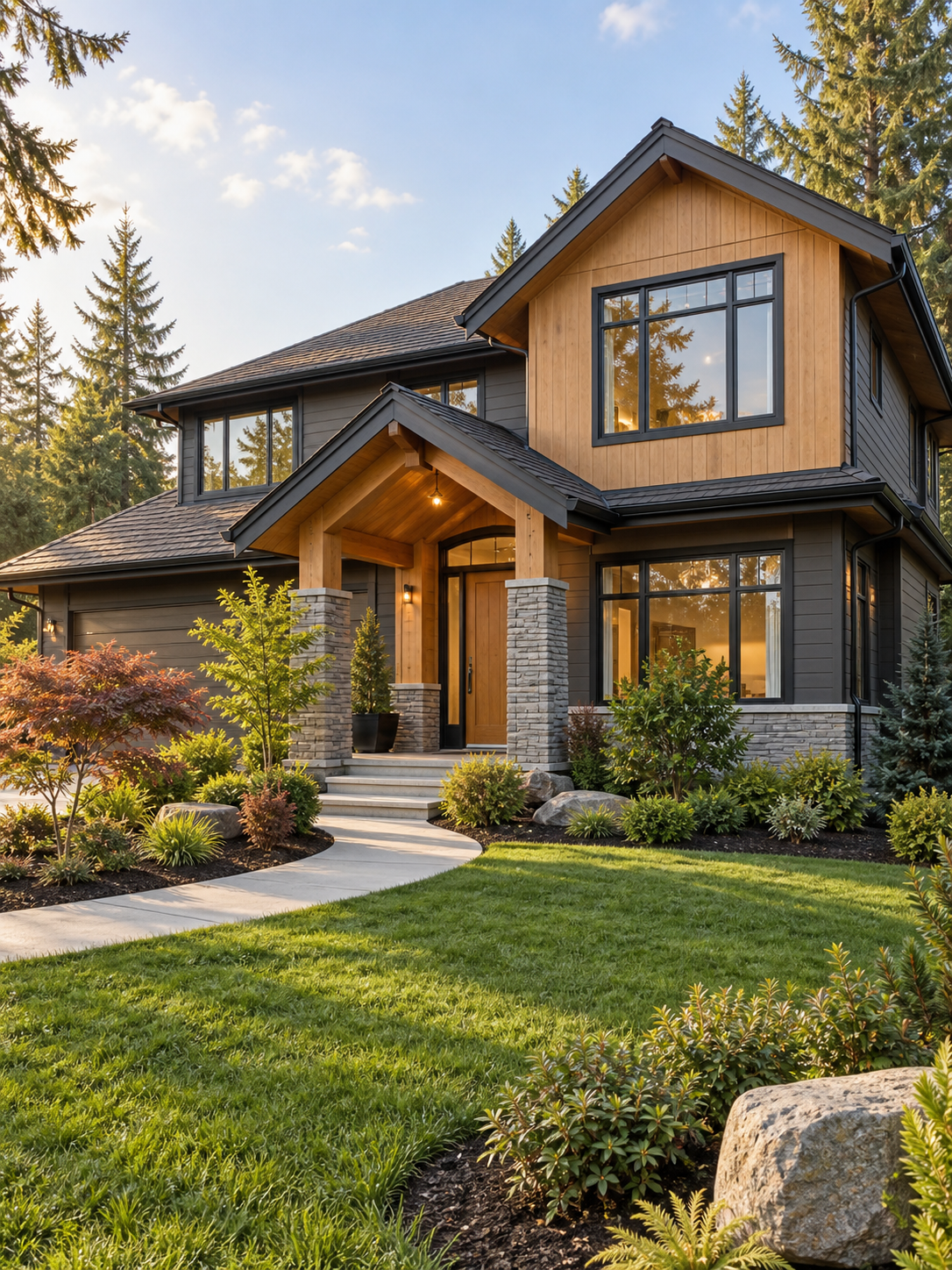 Illustrative Fraser Valley home exterior
